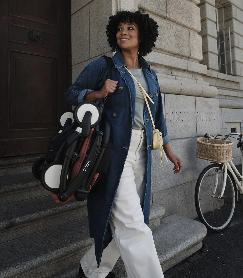 Babyzen Stroller YOYO³ with 6+ Color Pack - Black Frame - Ginger