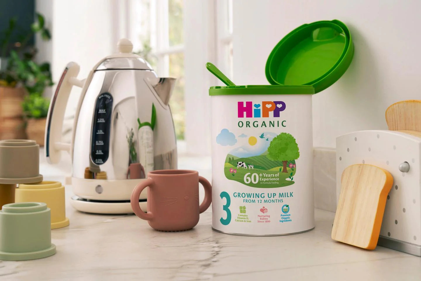 Organic 3 Growing Up Baby Milk Powder Formula, From 12 Months, 800g