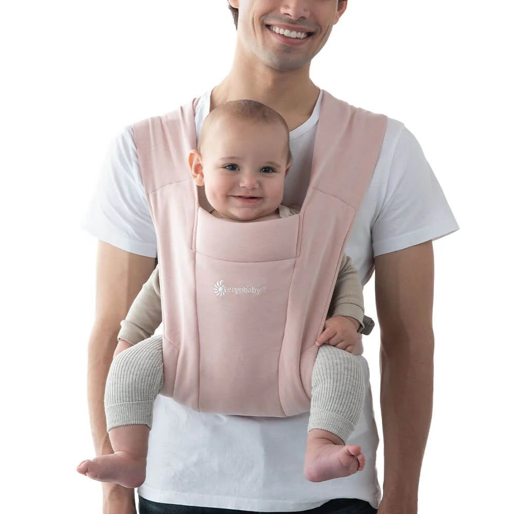 Ergobaby Carrier Embrace Knit Newborn Carrier Blush Pink