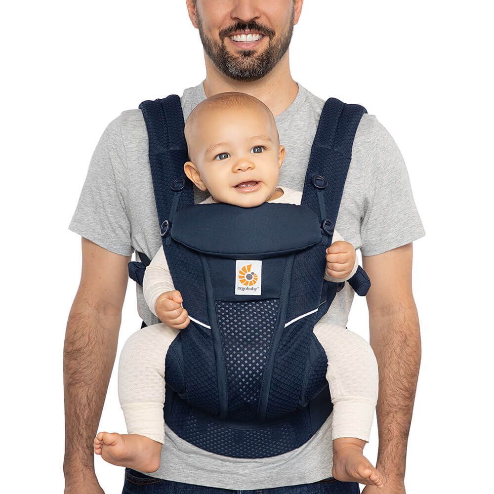 Ergobaby Carrier Omni Breeze Baby SoftFlex Mesh Midnight Blue