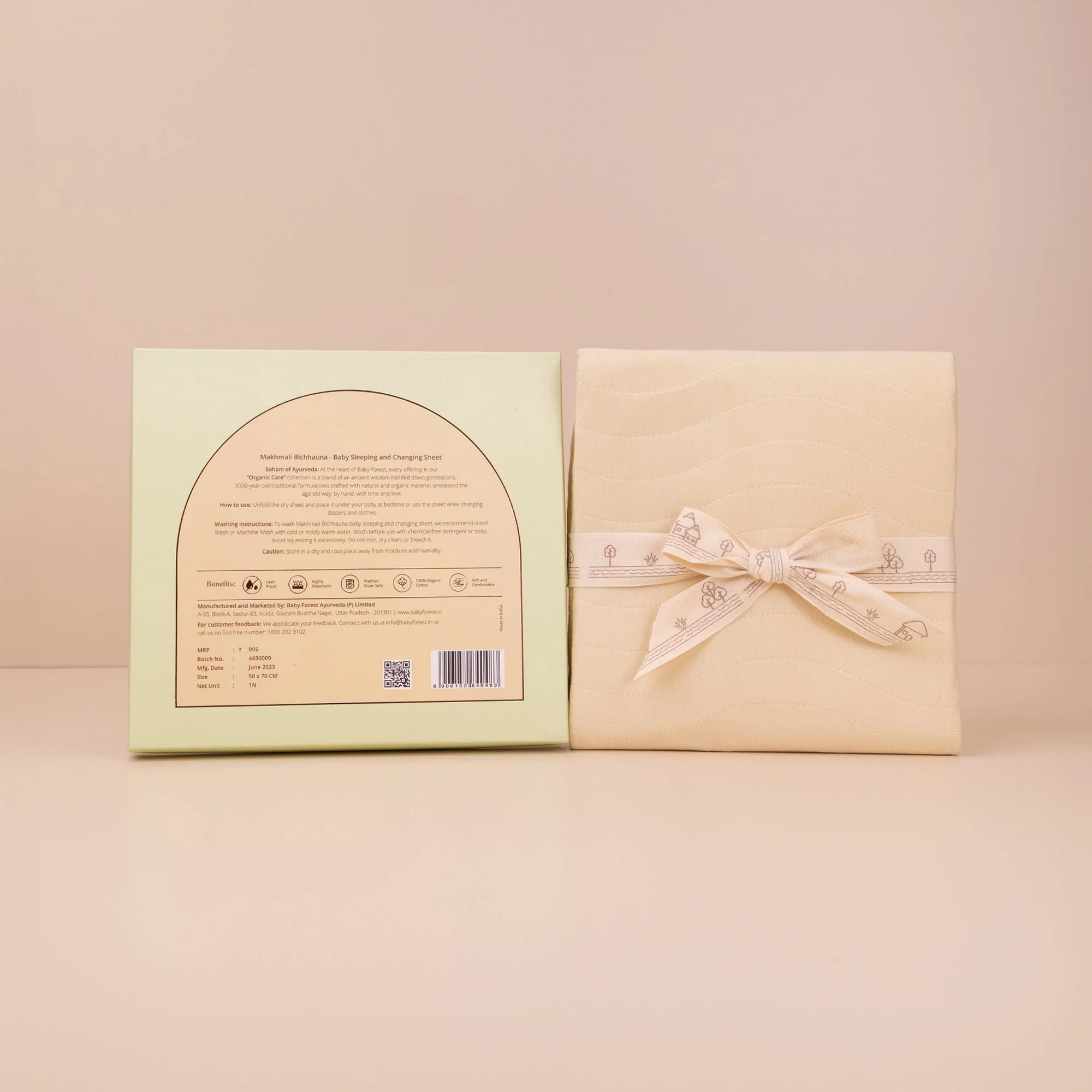 Makhmali Bichhauna Baby Sleeping And Changing Sheet