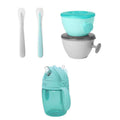 Easy-Feed Mealtime Set -Teal & Grey