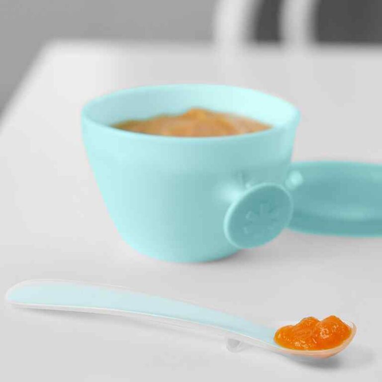 Easy-Feed Mealtime Set -Teal & Grey