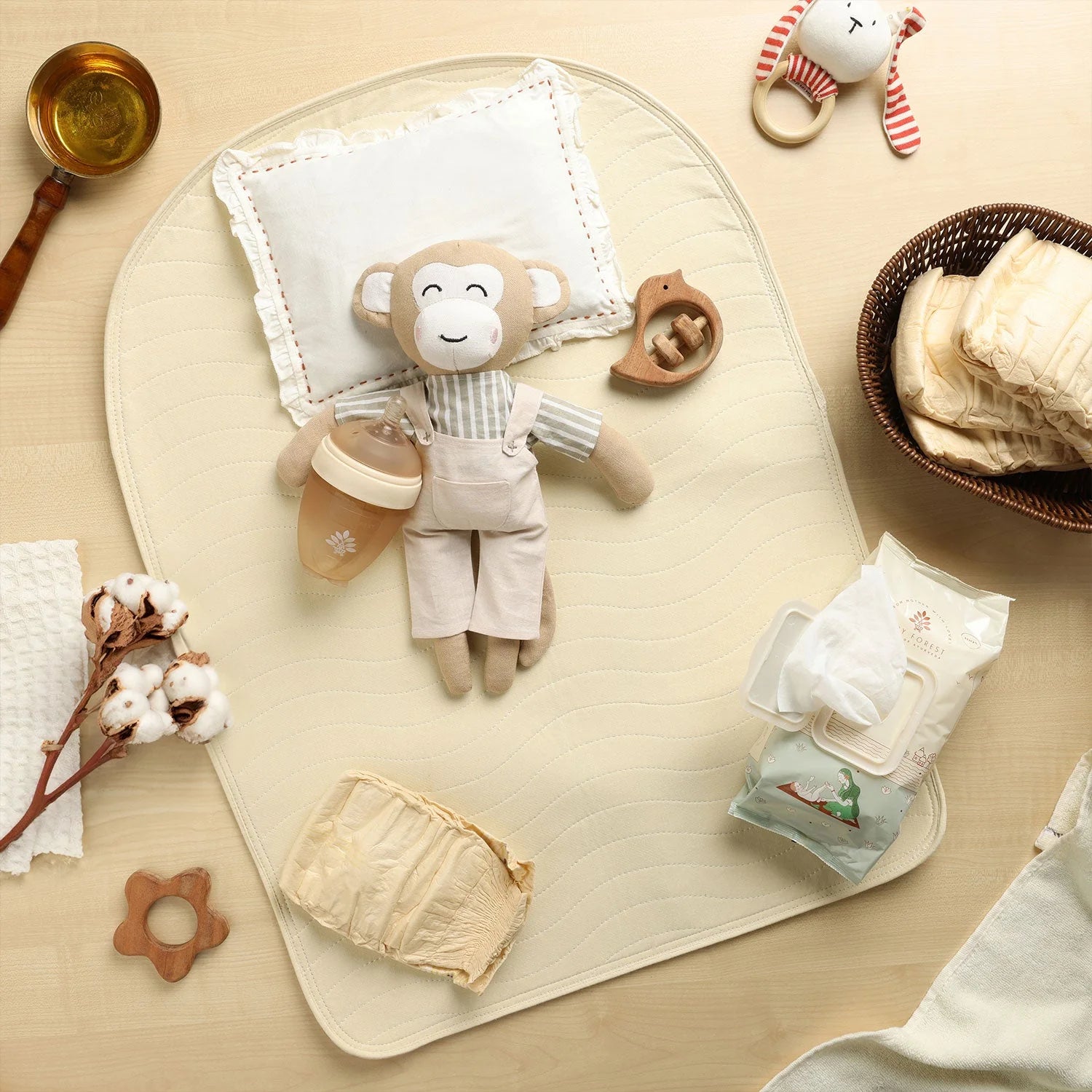 Makhmali Bichhauna Baby Sleeping And Changing Sheet