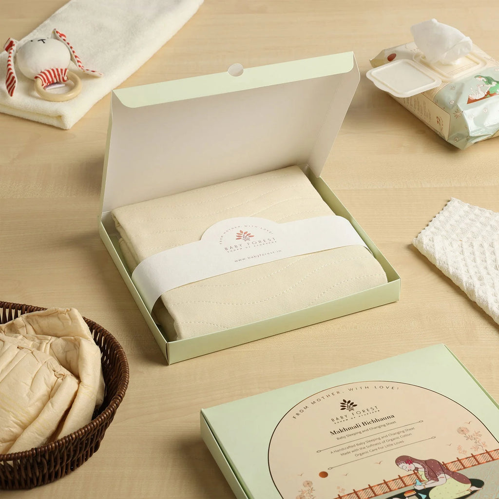 Makhmali Bichhauna Baby Sleeping And Changing Sheet