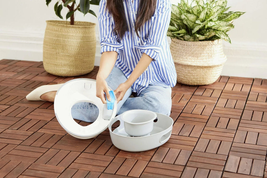 Potty Training Go Time 3in1 Potty -White & Grey