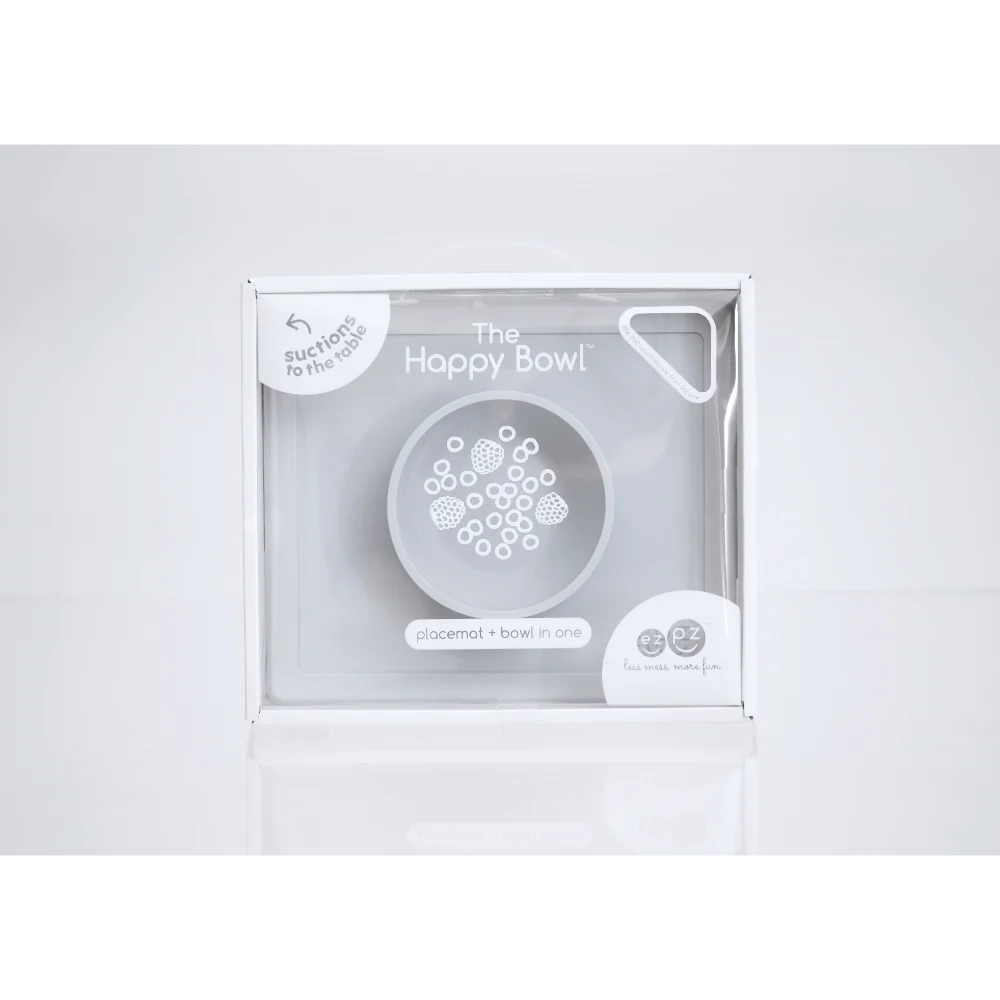 Happy Bowl for Toddlers - Pewter