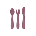 Happy Utensils for Toddlers(Spoon, Fork & Knife) - Mauve