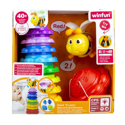 WinFun Stack ‘N Learn Bee and Sunflowers