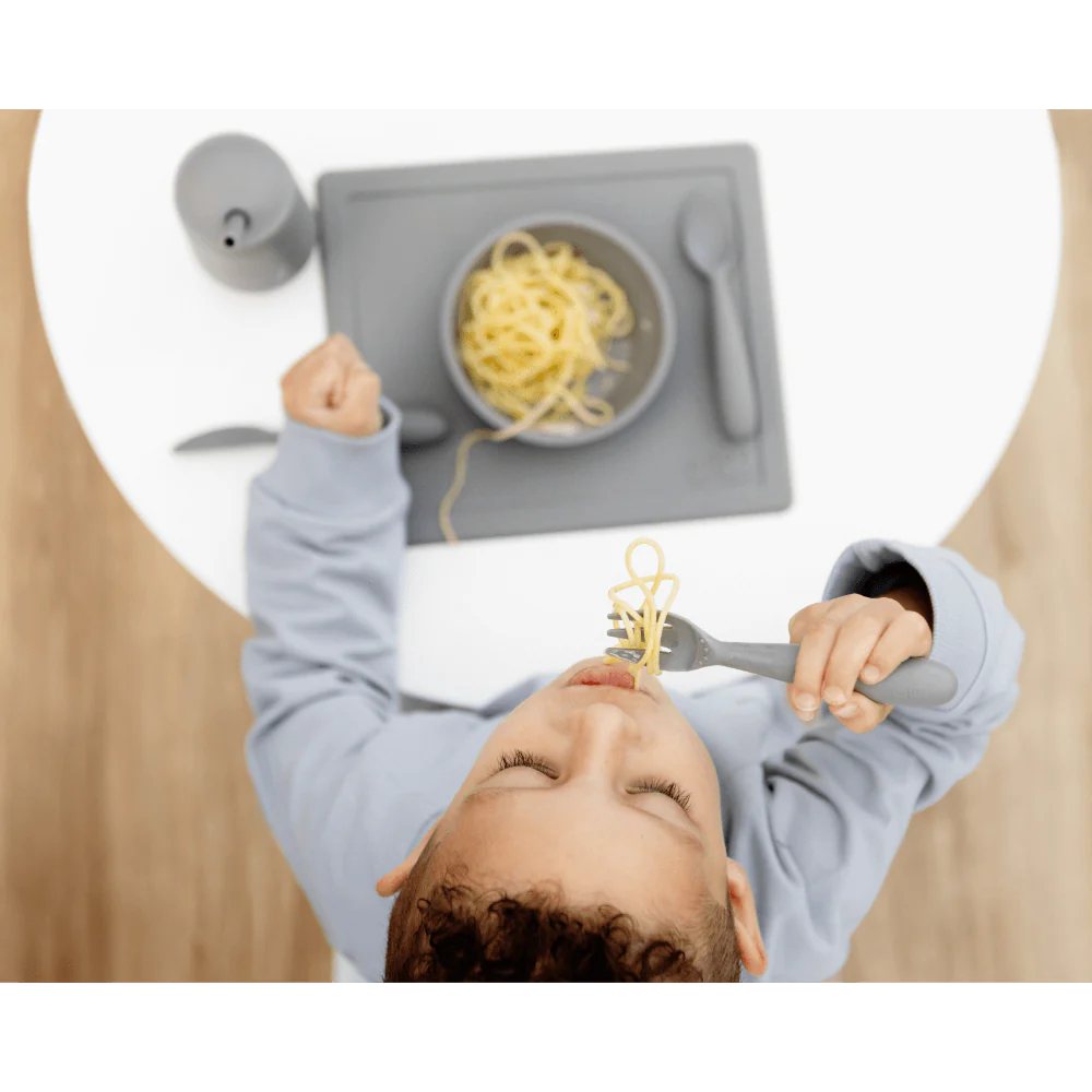 Happy Bowl for Toddlers - Grey