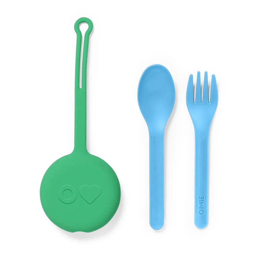 OmiePod & Utensils - Mint Green
