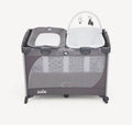 Commuter Change & Snooze Travel Baby Cot- Linen Grey