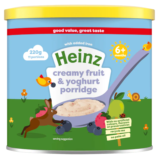 Cereal Creamy Fruit & Yogurt Porridge