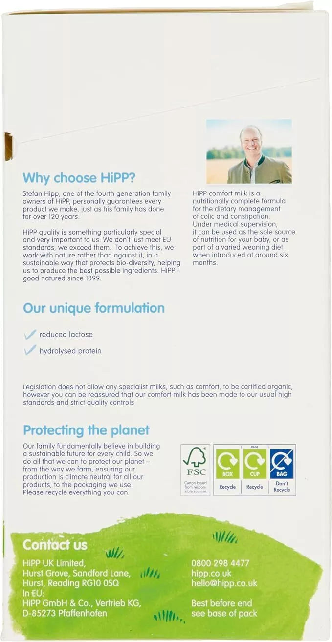 Comfort Milk Combiotic From Birth 800g