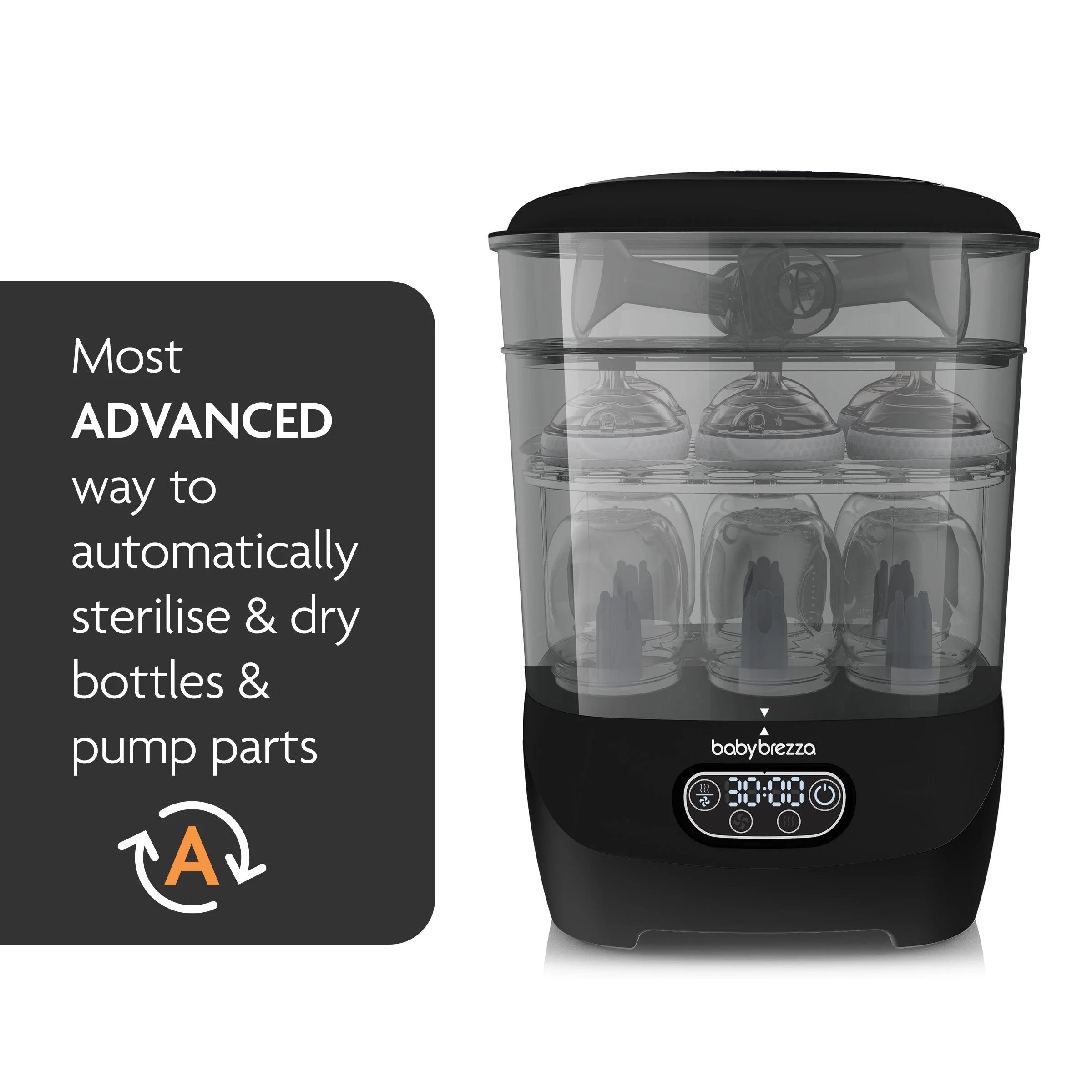 Steriliser Dryer Advanced Black