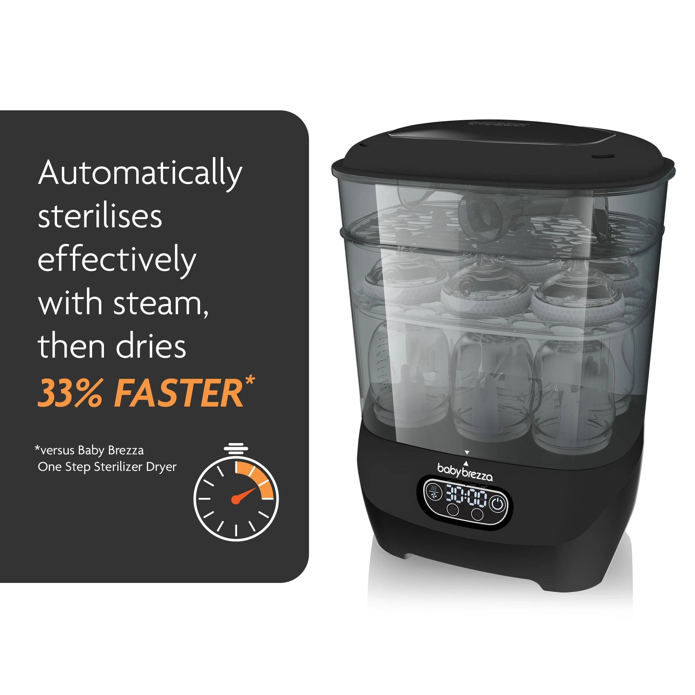 Steriliser Dryer Advanced Black