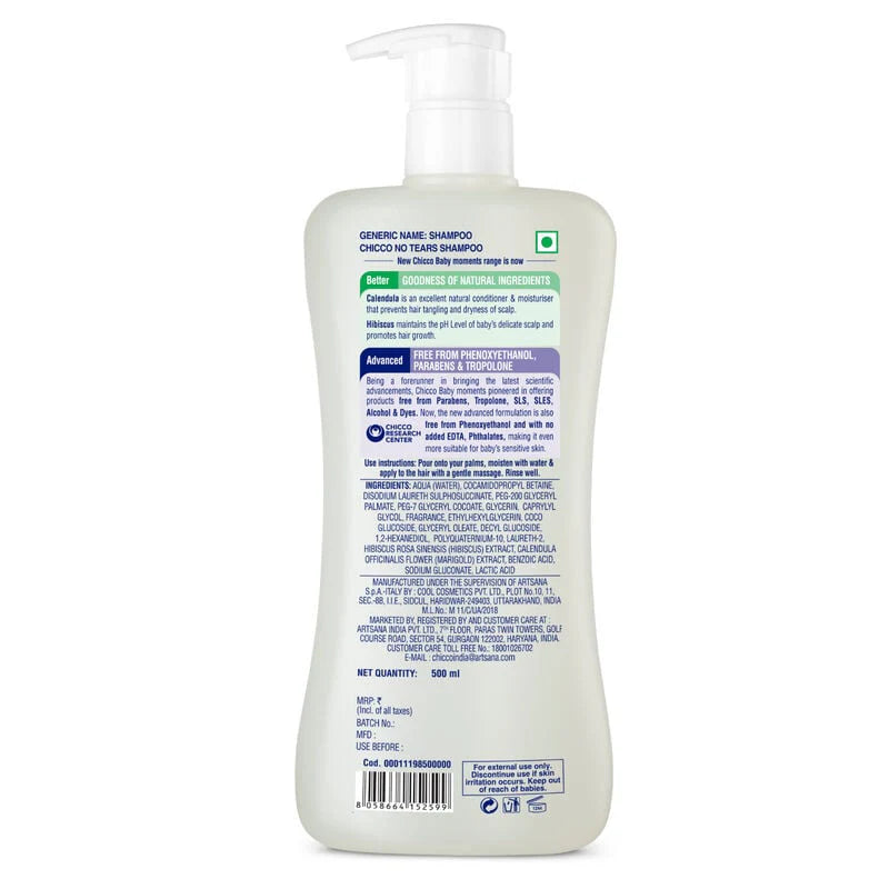 Chicco Baby Shampoo 500ml 0M+