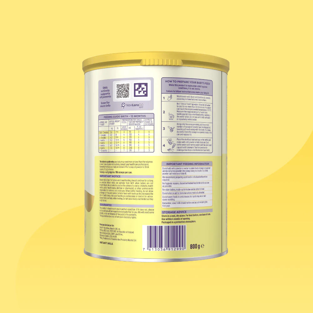 First Infant Baby Milk Formula, Stage 1 - 800Gms, 0 To 6 Months