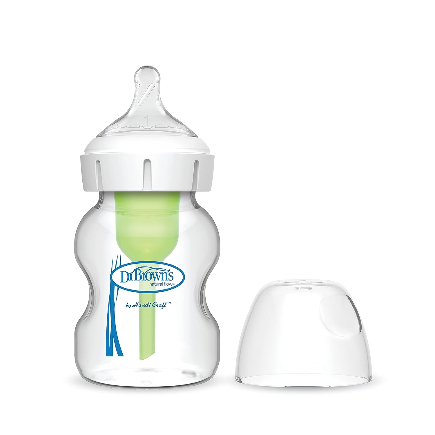 Anti-Colic Options+ Wide-Neck Glass Feeding Bottle