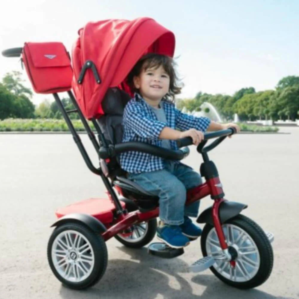 BENTLEY 6-in-1 Baby Tricycle and Stroller - Dragon Red