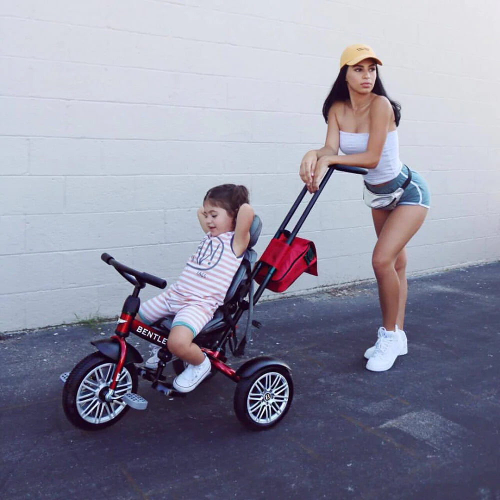 BENTLEY 6-in-1 Baby Tricycle and Stroller - Dragon Red