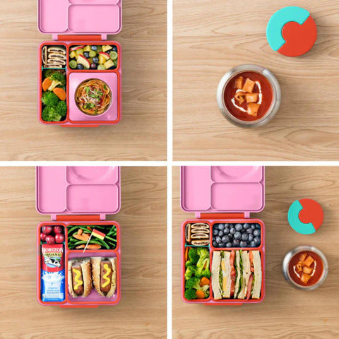 Insulated Bento Lunch Box - Pink Berry