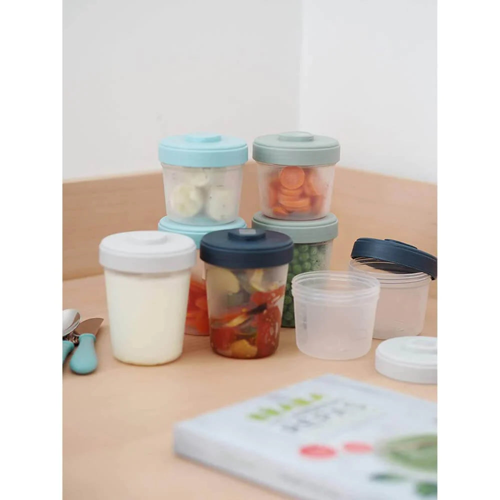 Pro Food Storage Set - 6 Clip Portions (2x90 ml + 2x150ml + 2x250 ml)