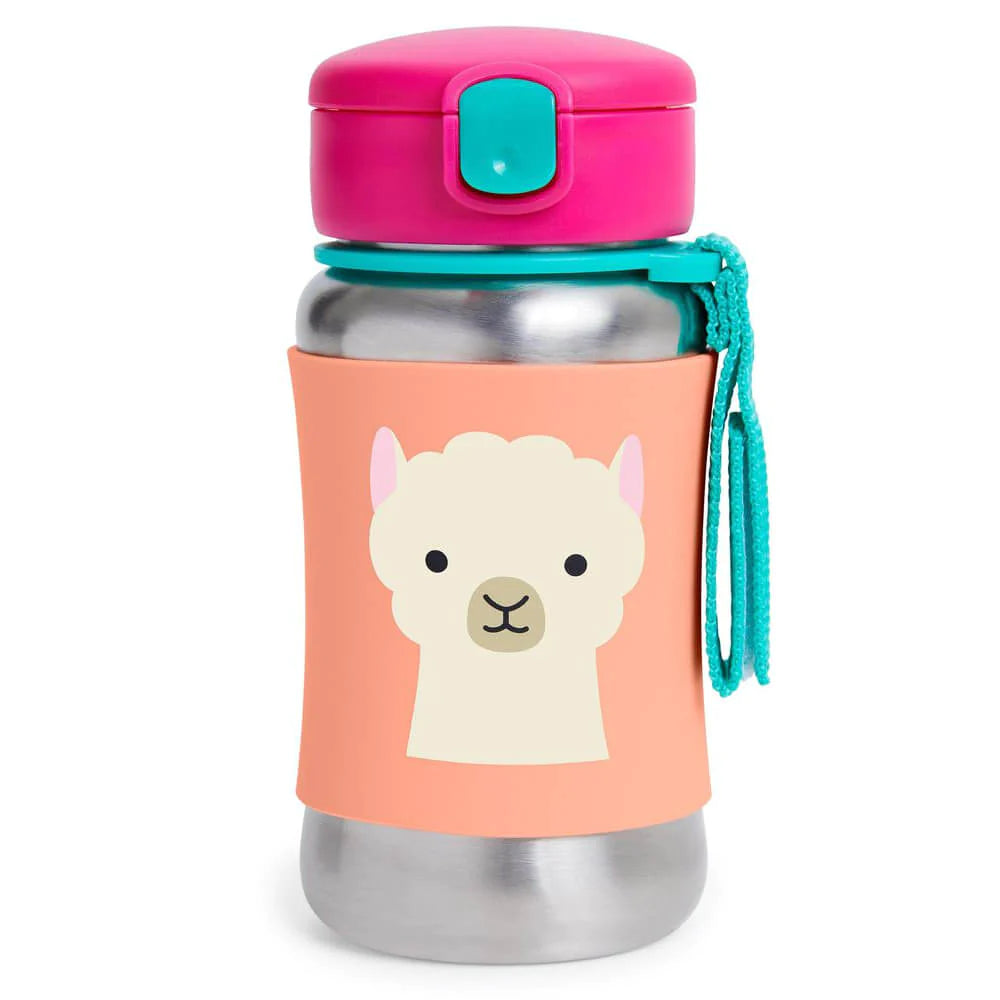 Zoo Stainless Steel Sports Bottle Llama