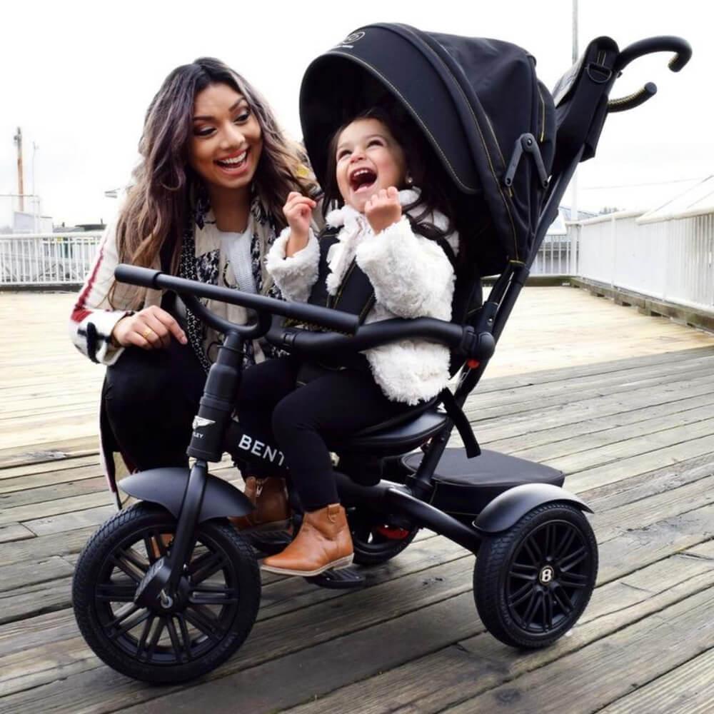 BENTLEY 6-in-1 Baby Stroller Onyx Black