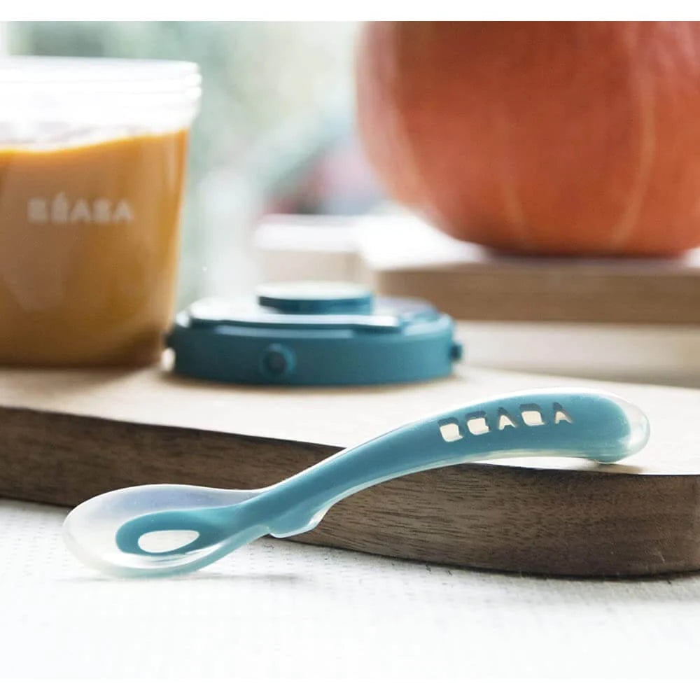 Beaba Baby 2nd Age Silicone Spoon, 8m+