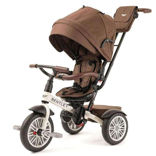 BENTLEY 6-in-1 Baby Tricycle and Stroller - White Satin (Special Edition)