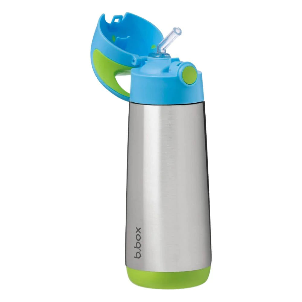 Insulated Straw Sipper Drink Water Bottle - 500 ml