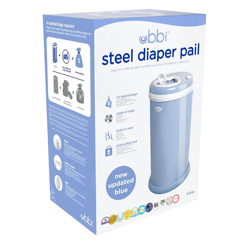 Diaper Pail - Cloudy Blue