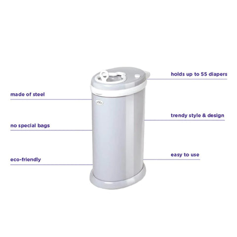 Diaper Pail - White