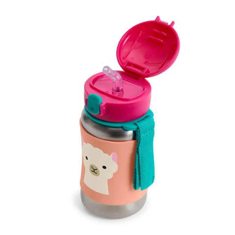 Zoo Stainless Steel Sports Bottle Llama